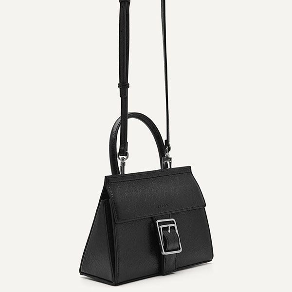Túi Đeo Chéo Nữ Pedro Brno Top Handle Bag Black PW2-55060019 Màu Đen - 1