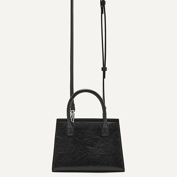 Túi Đeo Chéo Nữ Pedro Brno Top Handle Bag Black PW2-55060019 Màu Đen - 4