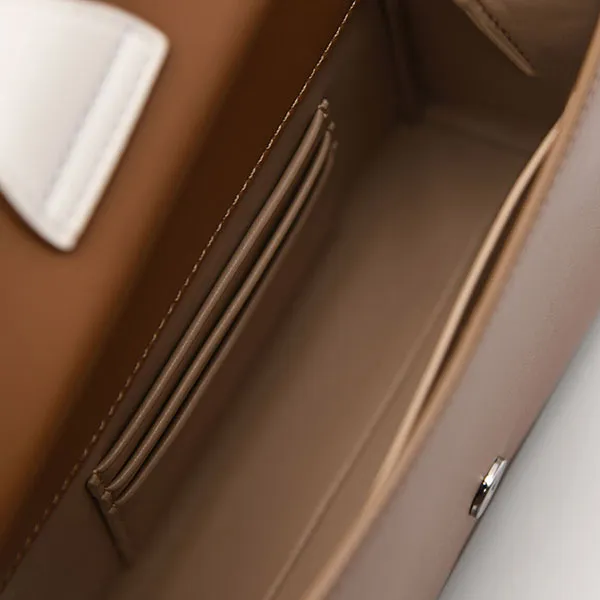 Túi Đeo Chéo Nữ Pedro Brno Top Handle Bag Camel 55060019 Màu Nâu