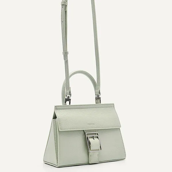 Túi Đeo Chéo Nữ Pedro Brno Top Handle Bag Light Green 55060019 Màu Xanh Nhạt
