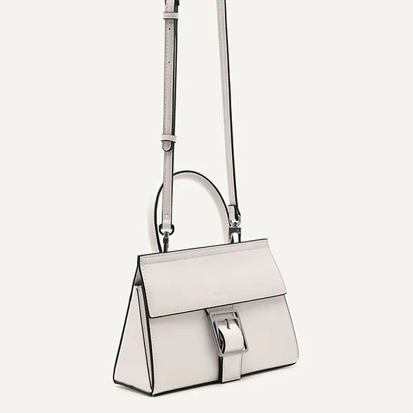 Túi Đeo Chéo Nữ Pedro Brno Top Handle Bag 55060019 Chalk Màu Trắng