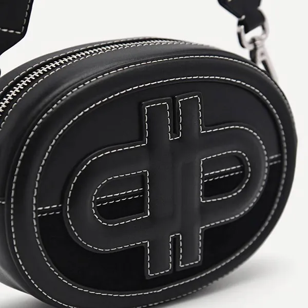 Túi Đeo Chéo Nữ Pedro Icon Leather Shoulder Bag 76610062 Màu Đen