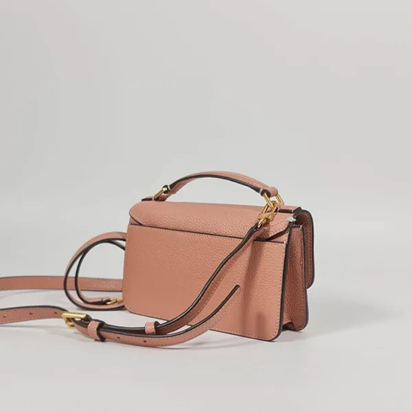 Túi Đeo Chéo Tory Burch TB Britten Mini Top Handle Chain Bag Arugula Màu Hồng Nhạt