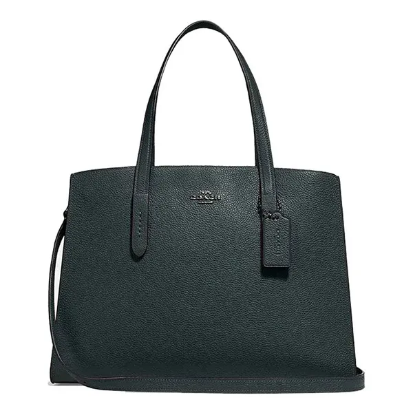 Túi Tote Coach Green Charlie Carryall Bag 25137 GMN1A Màu Xanh Đậm