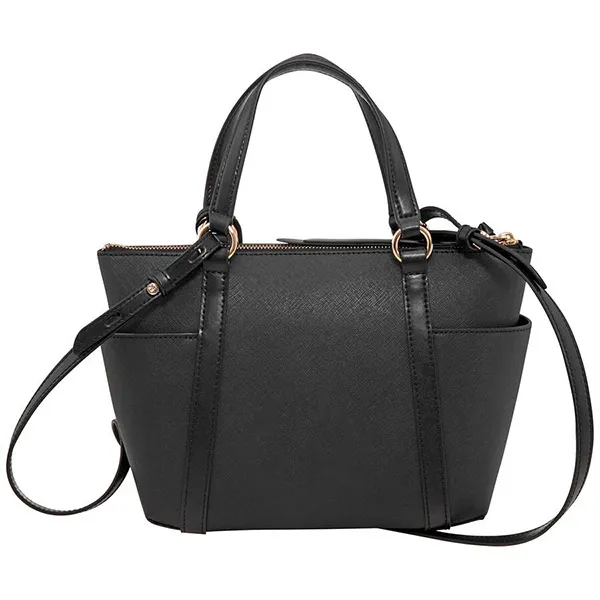 Túi Tote Michael Kors MK Black Nomad Small Leather Bag 30T0GNXT1L-00A1 Màu Đen - Túi xách - Vua Hàng Hiệu