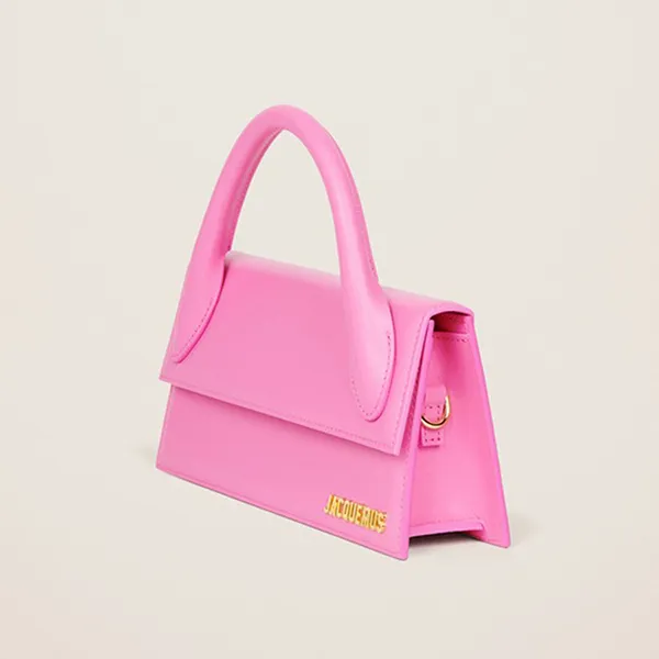 Túi Xách Jacquemus Le Papier Long Signature Handbag 213BA004-3060-430 Size 22 Màu Hồng