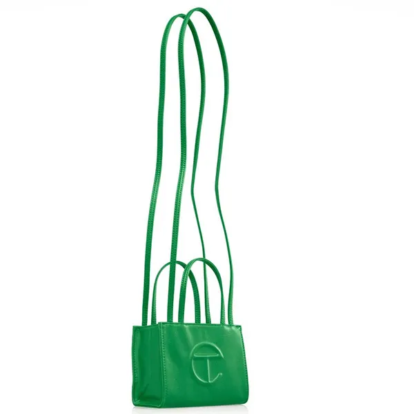Túi Xách Telfar Shopping Bag Greenscreen Màu Xanh Green