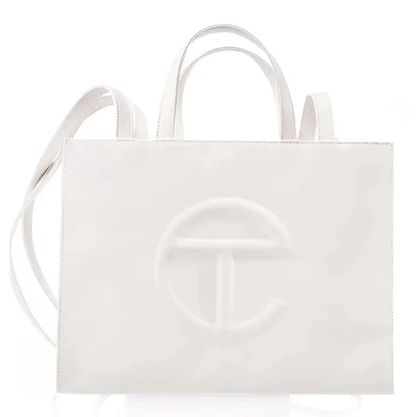 Túi Xách Telfar Shopping Bag White Medium Màu Trắng