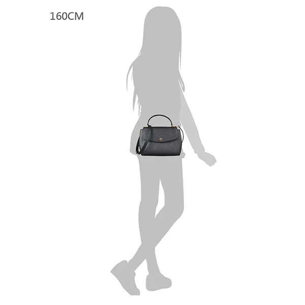 Túi Xách Tory Burch Emerson Gold Logo Crossbody Bag Màu Đen