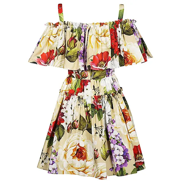 Váy Dolce & Gabbana D&G Floral Printed F63X7T HS5GA Phối Màu