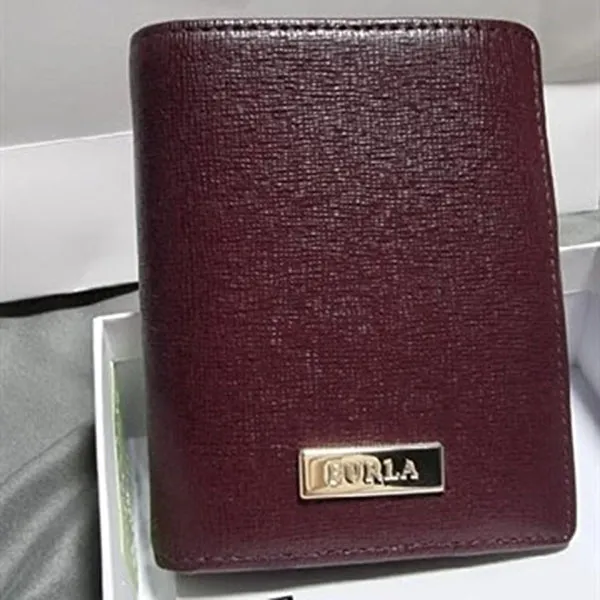 Ví Furla Furla Classic PCB9CL0 Bi-Fold Purse Burgundy Màu Đỏ Tía - Túi xách - Vua Hàng Hiệu
