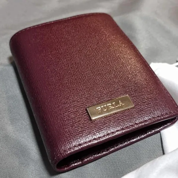Ví Furla Furla Classic PCB9CL0 Bi-Fold Purse Burgundy Màu Đỏ Tía - Túi xách - Vua Hàng Hiệu