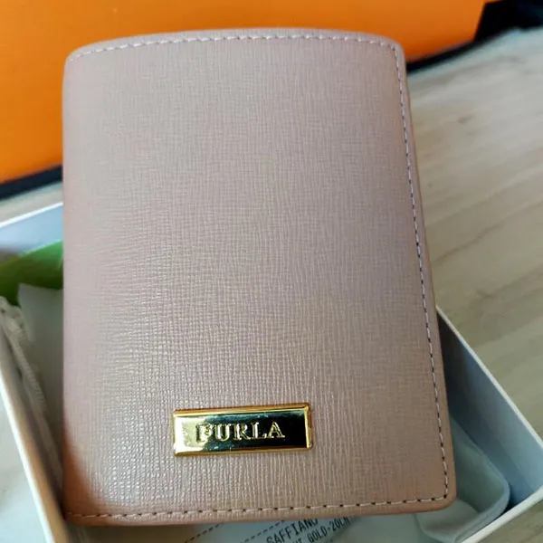 Ví Furla Wallet-Classic S BI-Fold Saffiano Màu Hồng Moonstone - Túi xách - Vua Hàng Hiệu