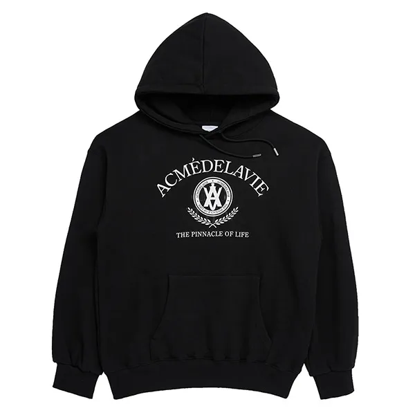 Áo Hoodie Acmé De La Vie ADLV Laurel A Logo Emblem Hoodie Black Màu Đen