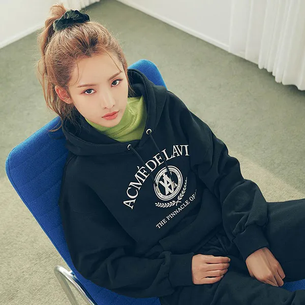 Áo Hoodie Acmé De La Vie ADLV Laurel A Logo Emblem Hoodie Black Màu Đen