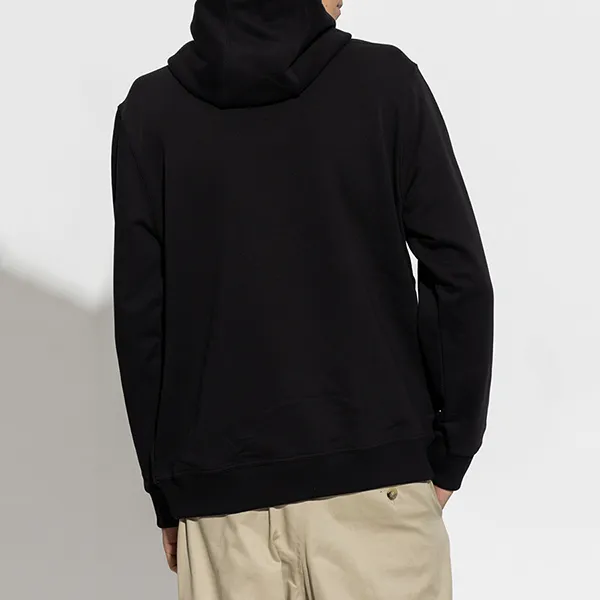 Áo Hoodie Burberry Logo Label Black 8057100 Màu Đen Size M