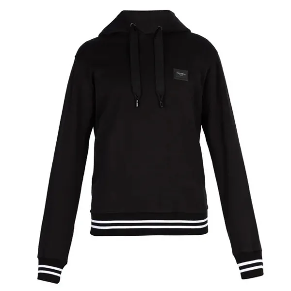 Áo Hoodie Dolce & Gabbana D&G Logo-patch Cotton G9JQ3T G7OPC S8293 Màu Đen Size 44 - Thời trang - Vua Hàng Hiệu