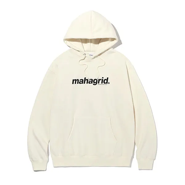 Áo Hoodie Mahagrid Basic Logo Màu Kem - Thời trang - Vua Hàng Hiệu