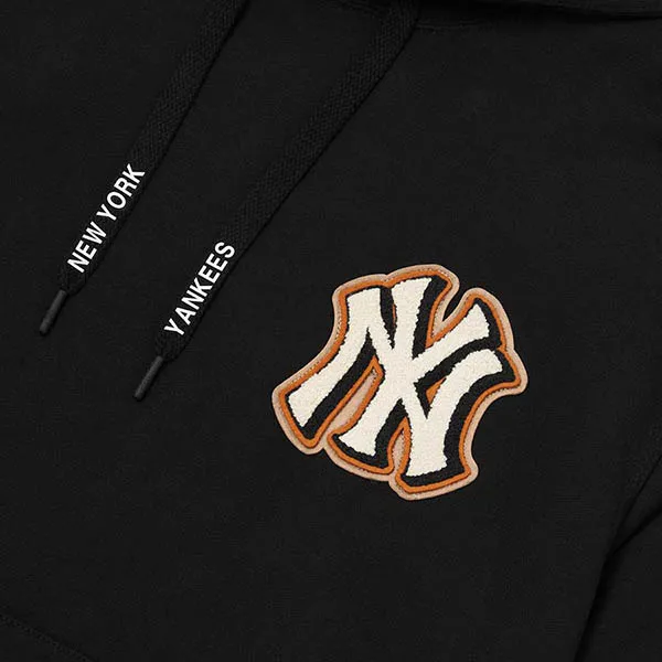 Áo Hoodie MLB Basic Heavyweight Mega Overfit Hoodie New York Yankees 3AHDB0426-50BKS Màu Đen Size M