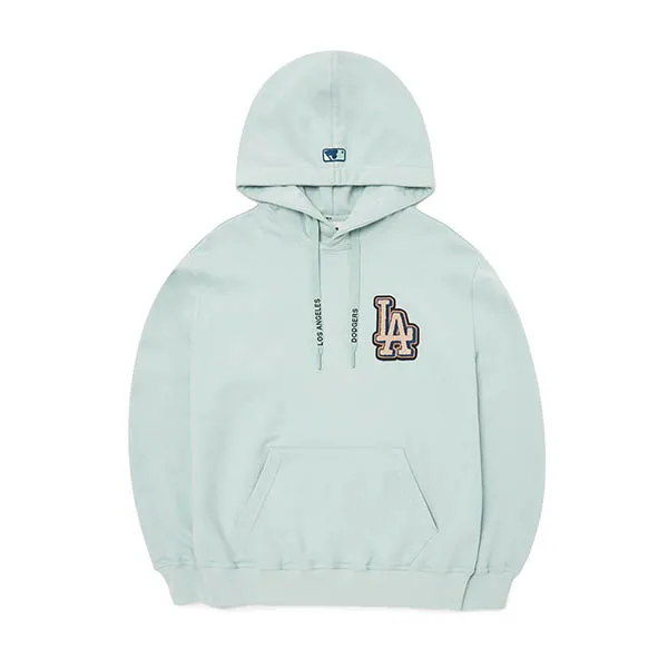 Áo Hoodie MLB Mega Overfit LA Dodgers 3AHDB0426-07BLL Màu Xanh Mint