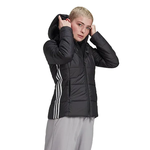 Áo Khoác Adidas Originals Women Slim Jacket Weather Proof Striped Collared Black GD2507 Màu Đen Size S