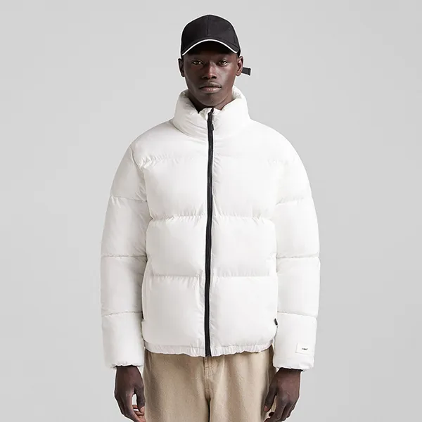 Áo Khoác Bershka Puffer Jacket In White Màu Trắng Size M - Thời trang - Vua Hàng Hiệu