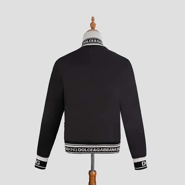 Áo Khoác Nam Dolce & Gabbana D&G Bomber G9KC8Z G7RJE N0000 Màu Đen Size 46