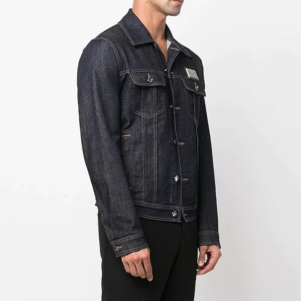 Áo Khoác Nam Dolce & Gabbana D&G Denim Western G9VZ8D G8FR4 Màu Xanh Đen Size 46 - Thời trang - Vua Hàng Hiệu
