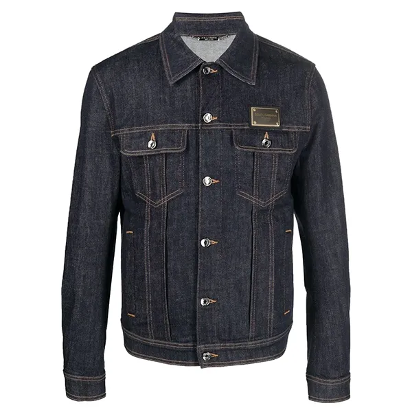 Áo Khoác Nam Dolce & Gabbana D&G Denim Western G9VZ8D G8FR4 Màu Xanh Đen Size 46 - Thời trang - Vua Hàng Hiệu