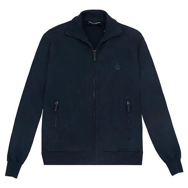 Áo Khoác Nam Dolce & Gabbana D&G Logo G9FX6T G7FVK Màu Xanh Navy Size 46