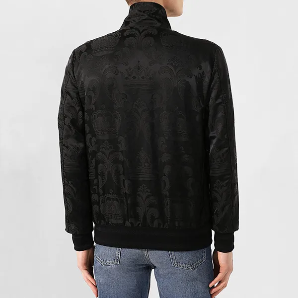 Áo Khoác Nam Dolce & Gabbana D&G Logo-patch Black G9IQJZ G7VLD Màu Đen Size 50