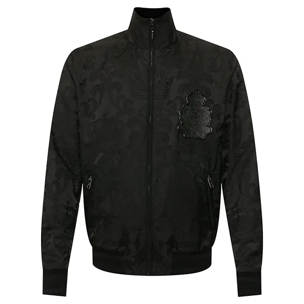 Áo Khoác Nam Dolce & Gabbana D&G Logo-patch Black G9IQJZ G7VLD Màu Đen Size 50