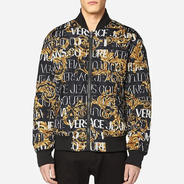 Áo Khoác Versace Jeans Couture Reversible Bomber 73GAS4D0 CQS43 G89 Phối Màu Size 48