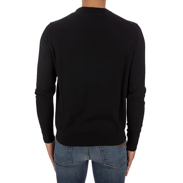 Áo Len Nam Dolce & Gabbana D&G Logo Printed Black GXJ79T JDMQ1 Màu Đen Size 48