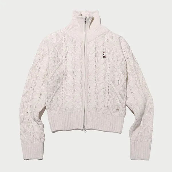 Áo Len WHOAU Có Khóa Kéo Steve Kara / WHCKC4V22F Màu Trắng Size M