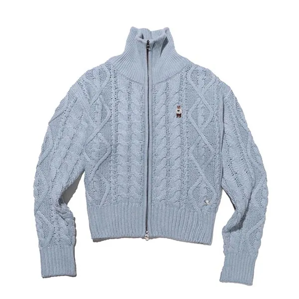 Áo Len WHOAU Có Khóa Kéo Steve Kara / WHCKC4V22F Màu Xanh Blue Size S