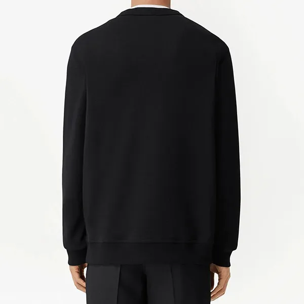 Áo Nỉ Burberry Logo Print Black 8055312 Màu Đen Size M