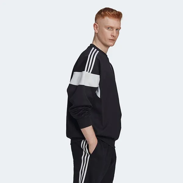 Áo Nỉ Nam Adidas Adicolor Classics Cut Line Crew Sweatshirt HN6117 Màu Đen Size XS - Thời trang - Vua Hàng Hiệu