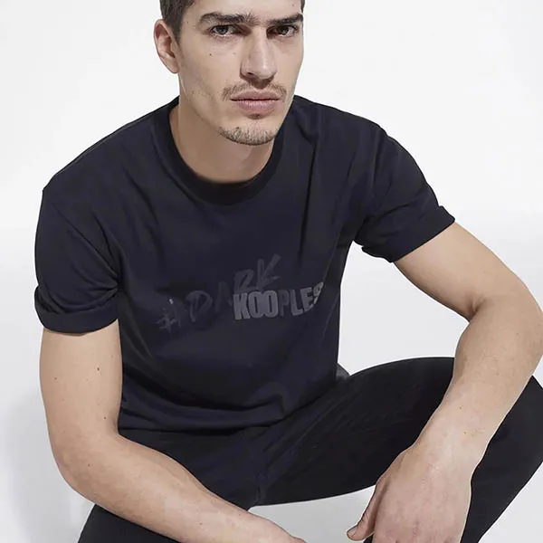 Áo Phông The Kooples HTSC25018K Màu Đen - Thời trang - Vua Hàng Hiệu