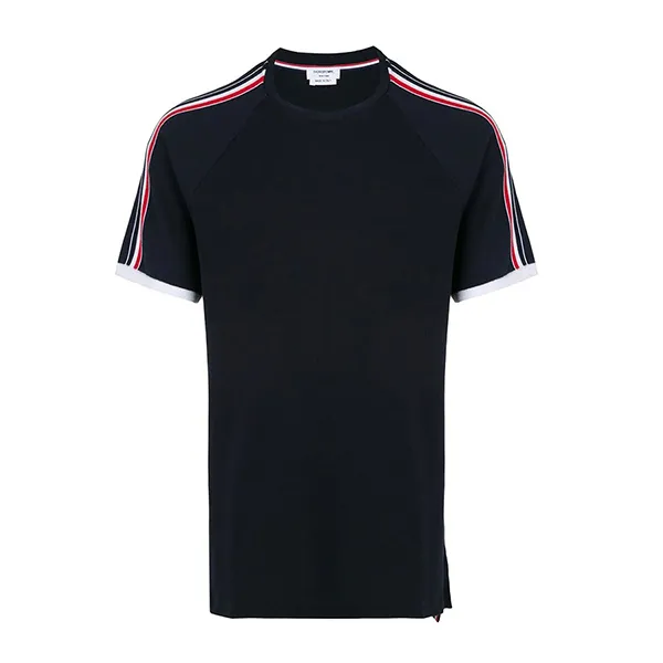 Áo Phông Thom Browne Classic Pique Short Raglan Sleeve T-shirt MJS112A00050 Màu Xanh Navy Size 2