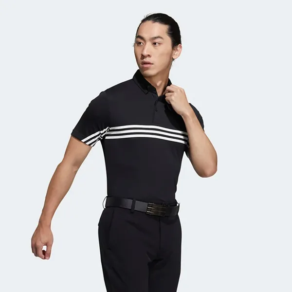 Áo Polo Adidas 3 Sọc Heat.Rdy Primegreen GT3663 Màu Đen Size M - Thời trang - Vua Hàng Hiệu