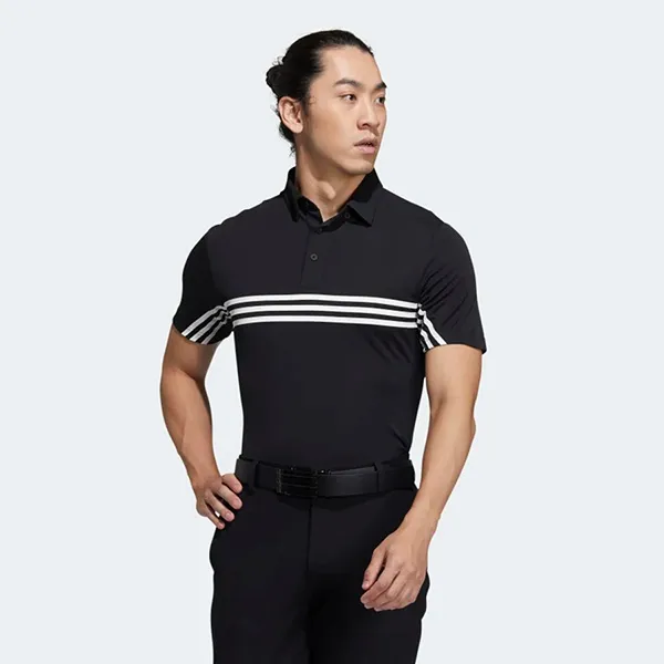 Áo Polo Adidas 3 Sọc Heat.Rdy Primegreen GT3663 Màu Đen Size M - Thời trang - Vua Hàng Hiệu