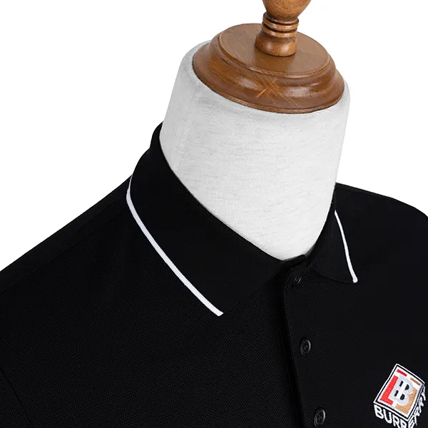 Áo Polo Burberry Logo Graphic 8021833 Màu Đen Size L