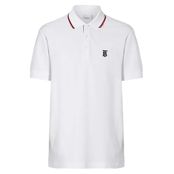 Áo Polo Burberry Logo TB 8017004 Màu Trắng Size M