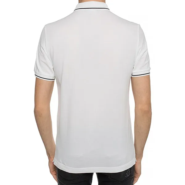 Áo Polo Nam Dolce & Gabbana D&G Polo Shirt G8HU6Z G7SCX W0800 Màu Trắng Size 46