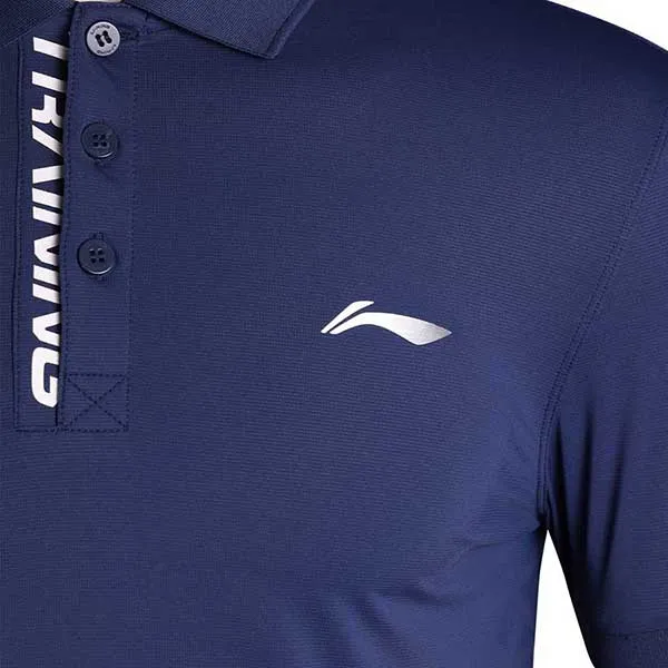 Áo Polo Nam Li-Ning APLR279-2 Màu Xanh Navy - Thời trang - Vua Hàng Hiệu