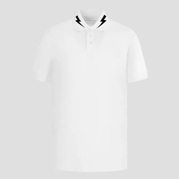 Áo Polo Neil Barrett Bolt Col White PBJT437A Q563S Màu Trắng Size S - Thời trang - Vua Hàng Hiệu