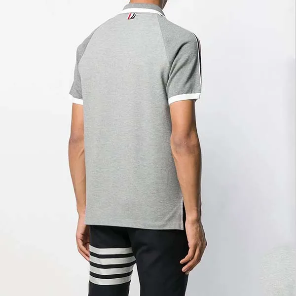 Áo Polo Thom Browne Striped Sleeve Màu Xám Size 2 - Thời trang - Vua Hàng Hiệu