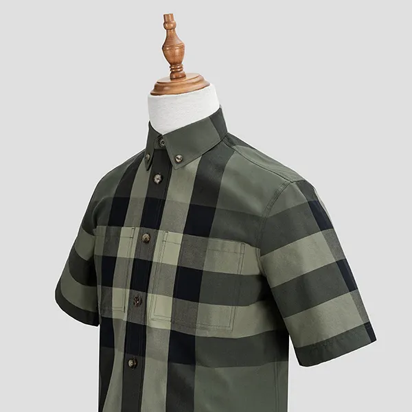 Áo Sơ Mi Burberry 8041541-1007 Màu Xanh Đen Size XXS