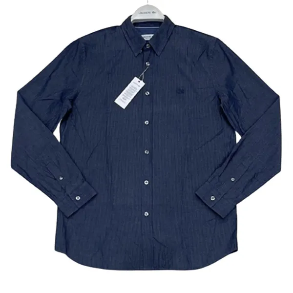 Áo Sơ Mi Lacoste CH566 00 166 Màu Xanh Navy Size 40